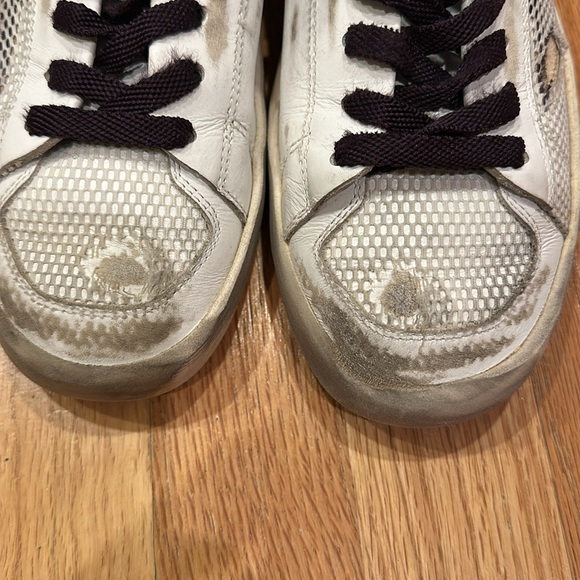 GOLDEN GOOSE STARDAN - EXCELLENT CONDITION- SIZE 37 -PURPLE AND WHITE - Picture 9 of 13